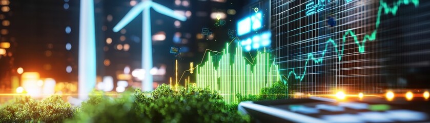 Poster - Urban Financial Growth with Green Technology and Data Visualization