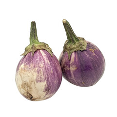 Aufkleber - Eggplant isolated on transparent background