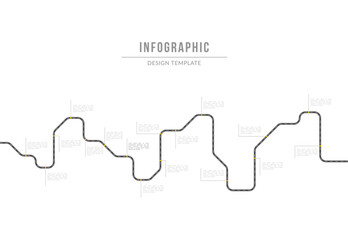  Timeline infographic template. Workflow layouts, banners, chart. Infographic roadmap design template. Business timeline of few points. business presentation. Vector illustration.