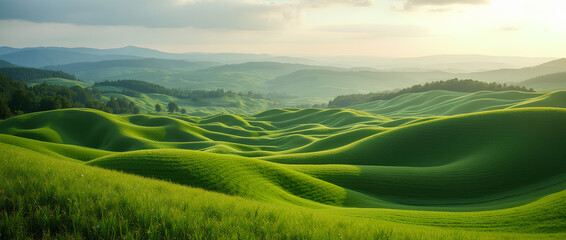 Wall Mural - Serene South Moravian Rolling Hills