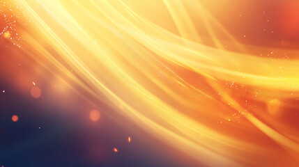 Poster - An abstract background featuring flowing golden waves against a dark backdrop, creating a luxurious and elegant visual effect for design and artistic projects.