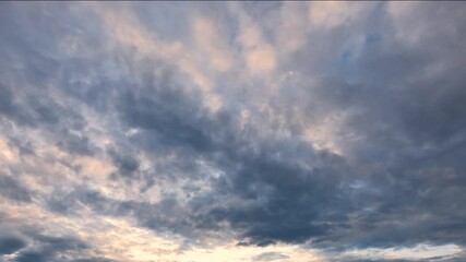 Wall Mural - clouds motion in time lapse video part 29