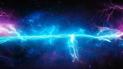 Poster - An abstract cosmic plasma energy burst