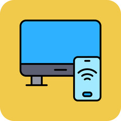 Sticker - Smart Tv Icon