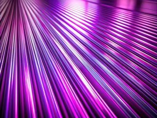 Poster - Abstract Purple Straight Stripes in a High-Tech Futuristic Background with Tilt-Shift Effect for Enhanced Depth and Artistic Appeal in Digital Art and Design