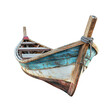 © kitti - long tail boat isolated on transparent background