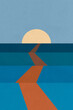 © Westend61 - Abstract road leading to a sunset over the ocean