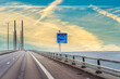 © Westend61 - �resund Bridge with European Union sign at the Denmark-Sweden border