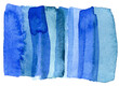 © Westend61 - Abstract blue watercolor texture with vertical brushstrokes.