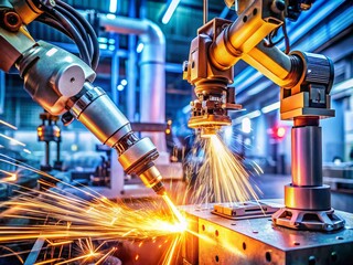 Poster - Advanced Direct Metal Deposition: Candid Capture of Laser Melting and Powder Spray Technology in Action for Repair and Rebuilding of Industrial Metal Workpieces