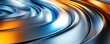 © ganteng - Abstract Metal Swirls in Blue and Orange