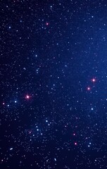 Wall Mural - A Dark Blue Night Sky Filled With Stars
