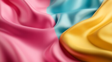 Leinwandbilder - This vibrant marbled abstract art features a medium close-up view of swirling patterns in pink, gold, and turquoise, offering a dynamic visual experience