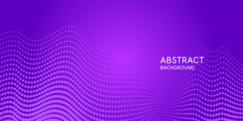 Poster - futuristic abstract background with dots. motion vector illustration. futuristic technology style