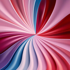 Poster - Swirling Colors Create a Mesmerizing Abstract Pattern in Shades of Pink and Red