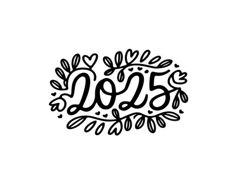 2025 logo design element with creative modern concept vector idea
