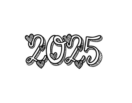 2025 logo design element with creative modern concept vector idea
