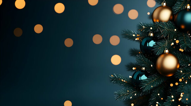 New Year's step on the Christmas tree with beautiful winter patterns of Tradition, wish fulfillment. The concept of everything new in 2025