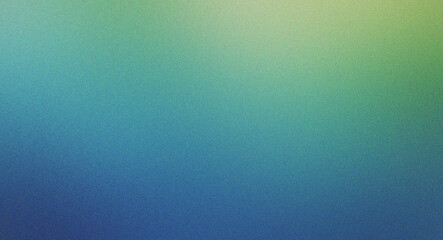 Wall Mural - Smooth and elegant blue and green grainy gradient with subtle noise effects, adding depth to creative visuals.