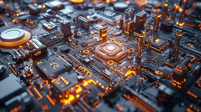 Kinds of Technology Concept Background 16k Resolution