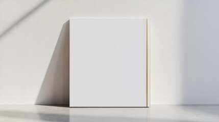 Poster - Minimalist artwork display modern gallery photography bright interior close-up artistic expression for seo success