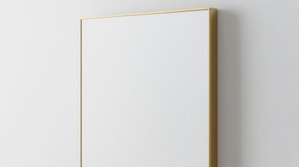 Poster - Modern minimalist mirror design contemporary home interior photography bright environment close-up view aesthetic reflection