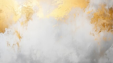 Poster - Golden clouds over abstract landscape digital art dreamy atmosphere soft textures minimalist viewpoint visual serenity