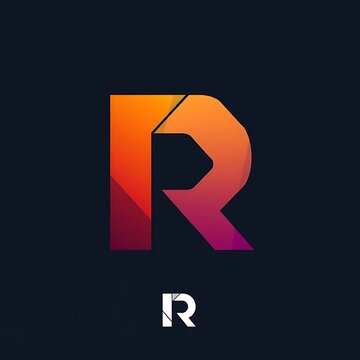 R logo design Digital markating, R logo pirmeam designe and nice designe.