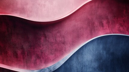 Aufkleber - Abstract background featuring flowing pink, red, and blue hues creating a dynamic and modern composition
