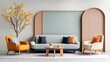 © Raitalinn - Modern Living Room Design with Stylish Furniture and Decorative Elements