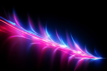 Wall Mural - Exceptional Arrow with bright neon colors