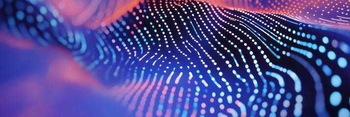 Poster - a close up of a colorful wallpaper
