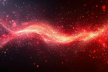Wall Mural - glossy red background