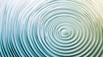 Poster - A glowing ripple effect in soft blue and green gradients forming a seamless texture.