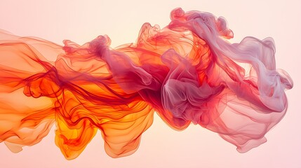 Poster - A clean design of flowing translucent layers blending seamlessly into an abstract composition.