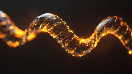 Poster - A conceptual representation of glowing arcs and interlocking ribbons forming a dynamic seamless flow.