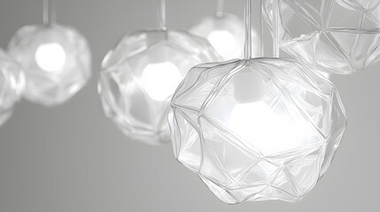 Poster - Interconnected translucent spheres glowing subtly, forming a seamless web of connectivity.