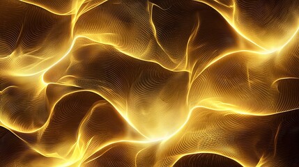 Poster - A soft ripple effect of glowing lines creating a dynamic, seamless connection.