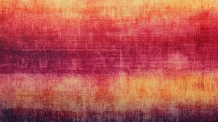 Aufkleber - Vibrant abstract fabric with warm tones of orange and red creating a gradient effect.