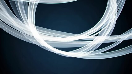 Poster - Abstract Futuristic Background with Light Trails and Dynamic Energy Flowing in Dark Space