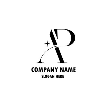 Letter  line sign design. 