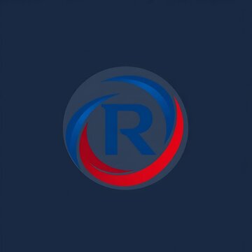R logo design Digital,R logo pirmeam designe ai gnarater.