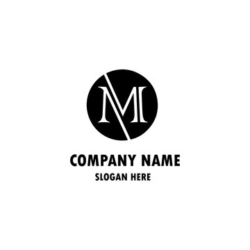Letter  line sign design. 