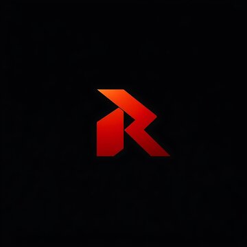 R logo design Digital,R logo pirmeam designe ai gnarater.