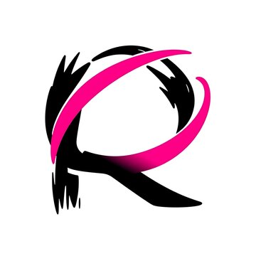 R logo design Digital,R logo pirmeam designe ai gnarater.