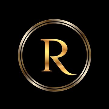 R logo design Digital,R logo pirmeam designe ai gnarater.