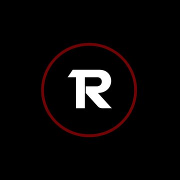 R logo design Digital,R logo pirmeam designe ai gnarater.
