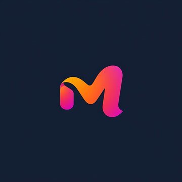 M logo template design,M logo designe ai gnarator.