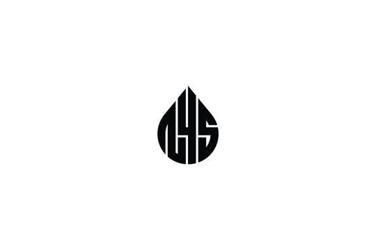 NYS circle letter logo design with circle and ellipse shape. NYS ellipse letters with typographic style. The three initials form a circle logo