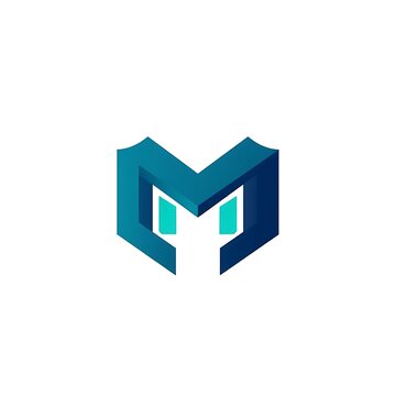 M logo template design,M logo designe ai gnarator.
